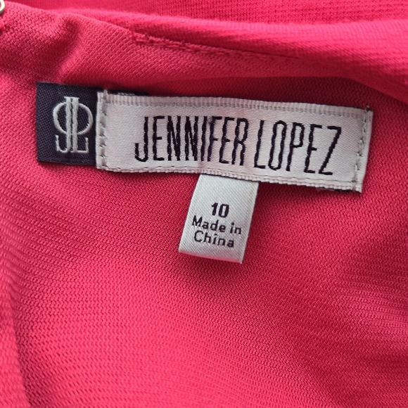 Pretty Pink Ruffle Hem Dress EUC - Picture 9 of 11